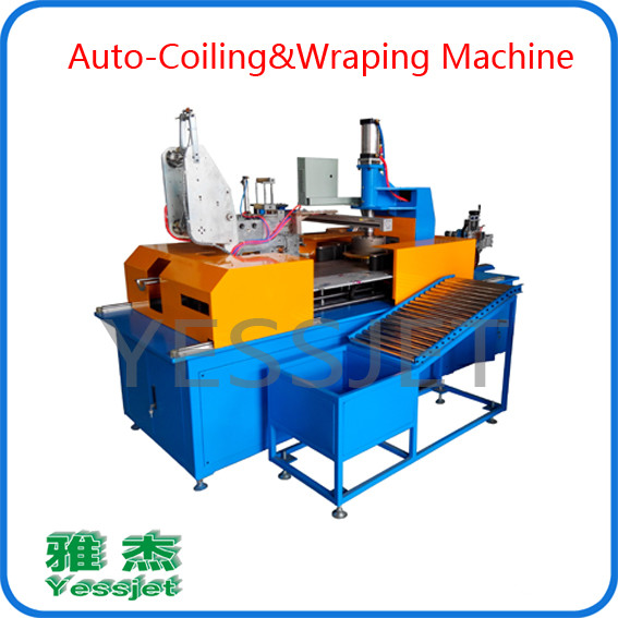 Auto coiling&wraping machine 2in1